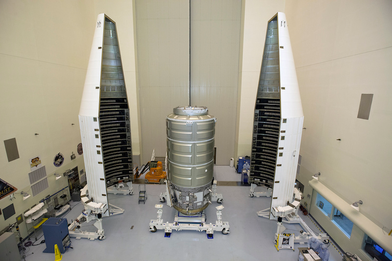 Illustration for article titled Watch the Cygnus Get Ready for Its First Post-Explosion Cargo Run to the Space Station